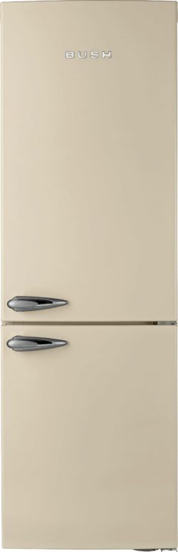 Bush - Classic BFFF60 Retro - Fridge Freezer- Cream